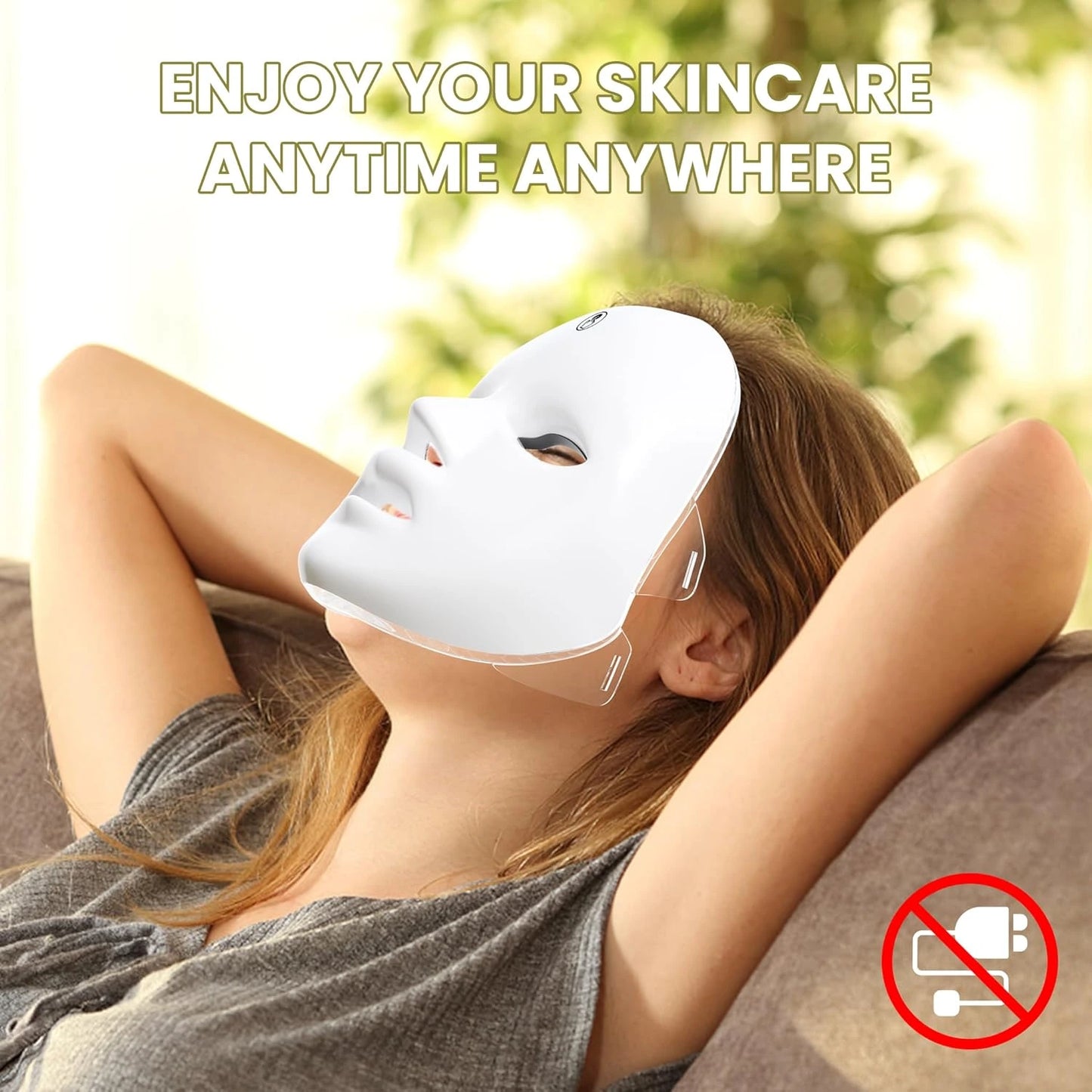 7-1 Color Red Light Therapy Facial Mask – Advanced At-Home Skincare