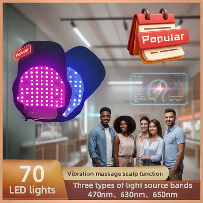 Red Light Hair Growth Cap  Infrared Anti-hair Loss Therapy Device Prevents Hair Loss and Promotes Scalp Blood Circulation
