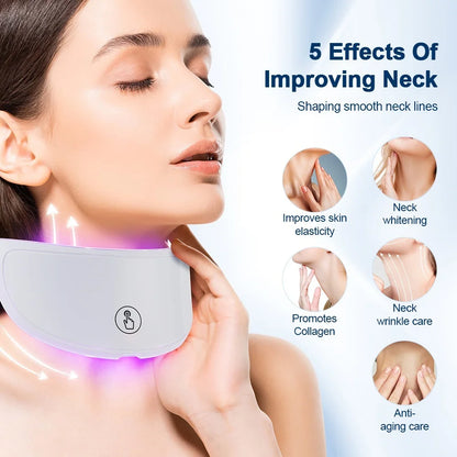 7-1 Color Red Light Therapy Facial Mask With Neck Red Light Therapy Mask