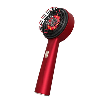 Electric Vibration Massage Comb Red Light Hair Growth Massage Scalp Brush Anti Hair Loss Liquid Oil Applicator Hair Care